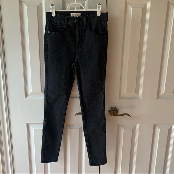 Madewell 10" High Rise Skinny Jeans Eclipse Wash - Picture 2 of 7